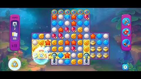 Fishdom Super Hard Level 11845 (with Double Lightning Booster and extra moves) @choraelmin