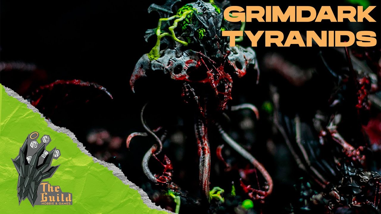 Grimdark Tyranids / pintando la mitad de Leviathan - YouTube