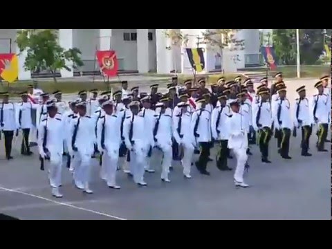 Perbarisan Tamat Latihan Pegawai Kadet Graduan Atm Di Port Dickson Pada 19 Jan 2015 Youtube