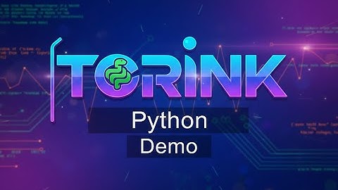 Torink Menu - Python - Demo