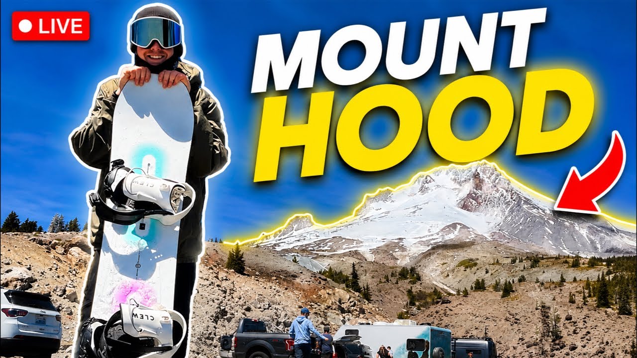SnowboardProCamp is live - Summer Snowboarding at Mount Hood!