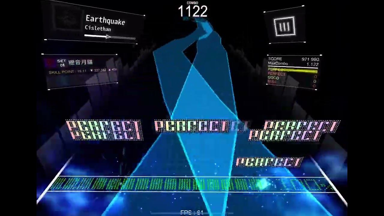 【DanceRail3】Earthquake [Tier21]譜面確認/Autoplay