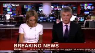 BBC News Reader Tim Wilcox muddles his words live on air and says s**t