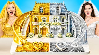 Download Lagu Construimos una increíble casa de bodas para Huntrix | Desafío Oro VS Plata por PiPi Pop ESP MP3