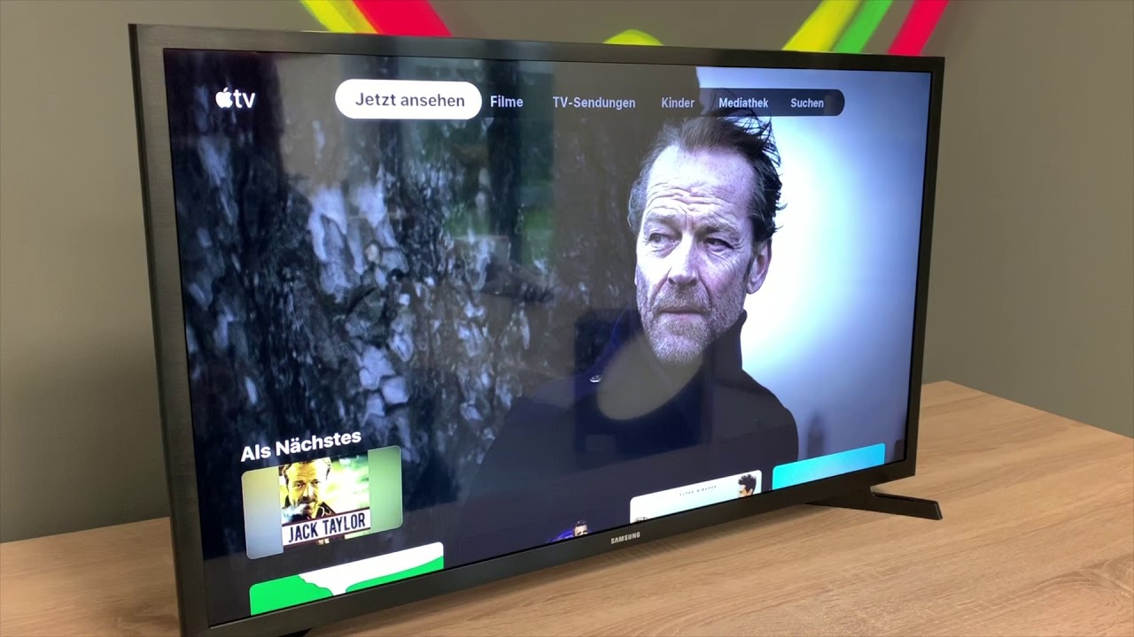 Apple TV App und AirPlay auf einem Samsung Fernseher - YouTube