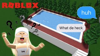Second floor pool |Bloxburg
