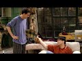 Chandler and joey chair fight  friends  listen laugh learn