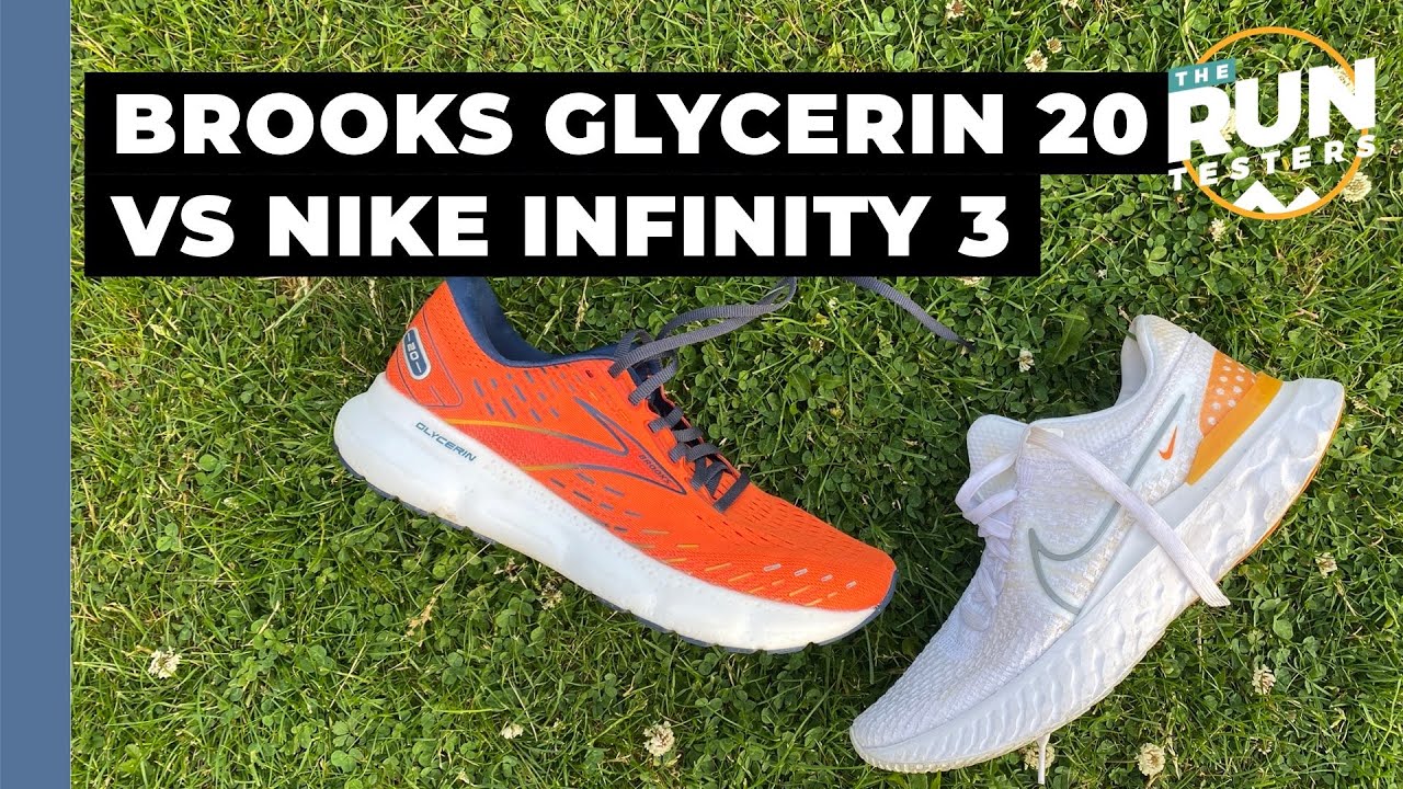 long kapsel kruising Brooks Glycerin 20 vs Nike Infinity Run 3: Which cushioned shoe should you  get? - YouTube