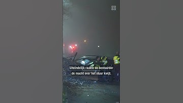 BMW crasht na politieachtervolging | #112nieuws