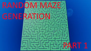 Roblox Studio | Random Maze Generation Tutorial (OOP) Part 1