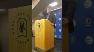 Rick Carlisle tells the media to lay off of Harrison Barnes shooting 2016