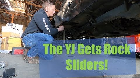 Jeep yj rock sliders with step