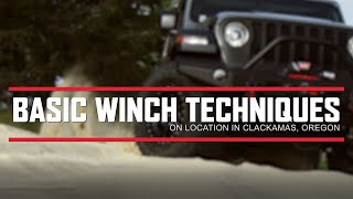 Basic Guide to Winch Techniques