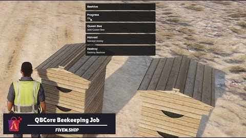 FiveM Bee Keeping Script | FiveM Job Script #fivem #script #qbcore