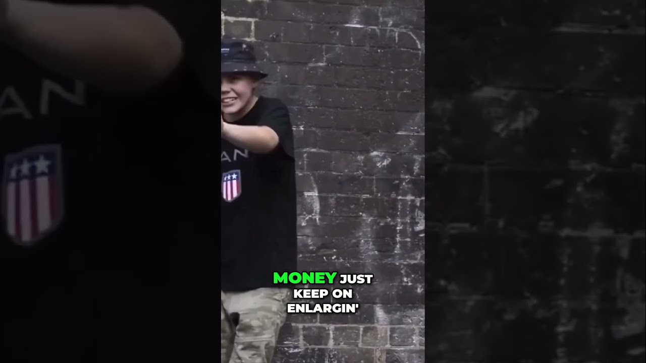 Music star Kid Laroi as a kid rapping before fame