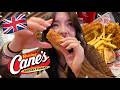 FIRST TIME TRYING RAISING CANES!! (I'm British) 🇬🇧