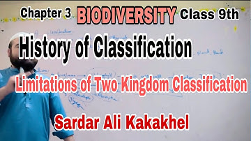 History of Classification | Limitations of Two Kingdoms | Pashto | Class 9th | Chap 3 | Biodiversity