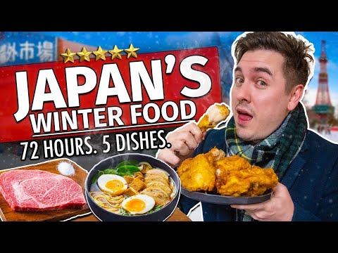 5 Must Try Japanese Winter Foods | Hokkaido Road Trip ⛩