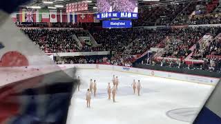 Finland Team Marigold Ice Unity short program Synchronized Skating World Championships Helsinki 2019