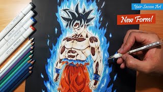 私はAashan on X: New Drawing Goku Ultra Instinct I tried mah best with what  I could do with the Aura XD The 1st part of the speed drawing of this is  uploaded