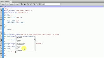 pagination in php easy method