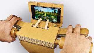 How to make Gaming Steering from Cardboard