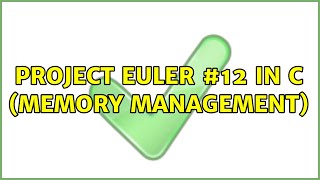 Project Euler #12 in C (memory management) (3 Solutions!!)