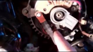 RaceTech Electric R025 Voltage Regulator Install on Nippon Denso Alternator in Yamaha FJ1100