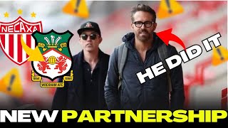 🚨LOOK WHAT HE DID!🚨 RYAN REYNOLDS SURPRISES THE MEDIA AND SECURES A NEW PARTNERSHIP FOR WREXHAM