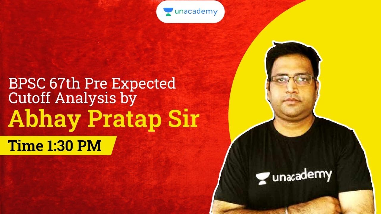 BPSC 66th Prelims : expected Cut Off Analysis by Abhay Sir - YouTube