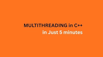 C++ Multithreading Tutorial for Beginners — Run Multiple Threads Simultaneously (std::thread, demo)