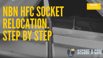 NBN HFC Socket Relocation in Sydney. Step by Step (Single Story Home)