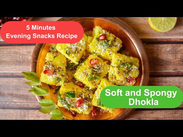 5 Minutes Evening Snacks Recipe | YouTubeShorts| How to Make Soft and Spongy | Dhokla Recipe |
