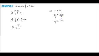 Math 1A 5.5 Example 4 Using the Substitution Rule - Indefinite Integral