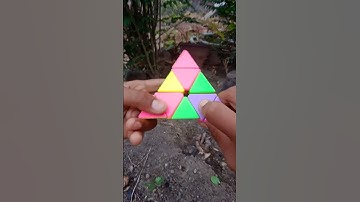 pyramix cube solving magic tricks #pyramix #toy #trandingshorts #viralshorts #pyraminxcube #balloon