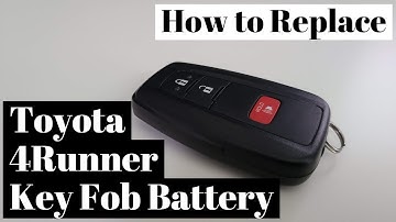 How to Replace Toyota 4Runner Key Fob Battery | Fifth Generation N280