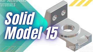 SolidWorks 2025 Tutorial for Beginners #68 | Solid Model 15 in SolidWorks-آموزش سالیدورکس