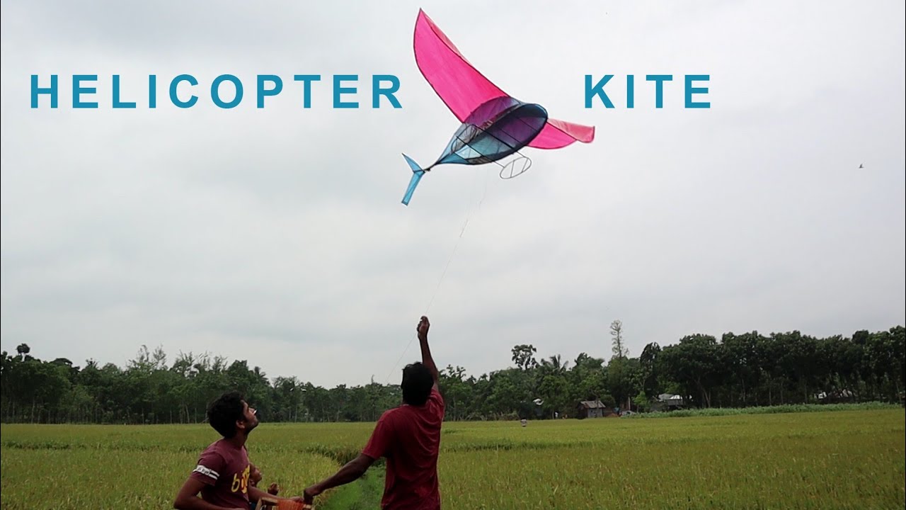 How to Make Helicopter Kite হেলিকপ্টার ঘুড়ি বানানোর নিয়ম Best Kite YouTube