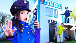 Police Adventure Squad: Ellie Alex and Friends Pretend Play as Cops Stories for Kids