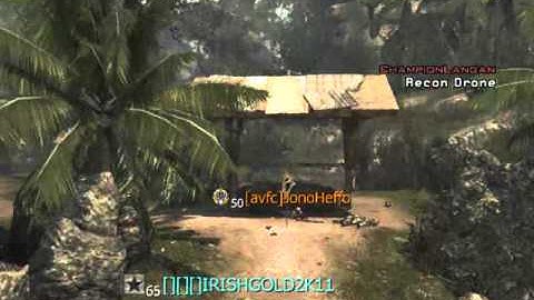 Call Of Duty MW3 Village throwing knife across the map