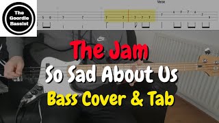 The Jam - So Sad About Us - Bass cover with tabs