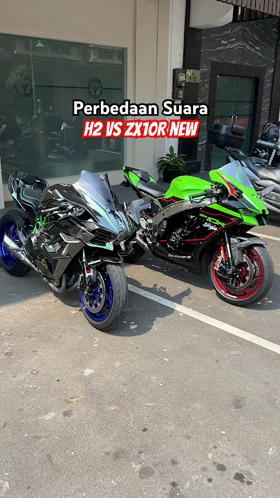 PERBEDAAN SUARA NINJA H2 VS ZX10R 😈