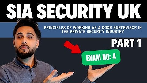 SIA Security Guard UK Ultimate Mock Test | Pass Your Security Exam! Free Course