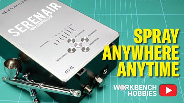 AIRBRUSH ANYWHERE!  Compressor & Airbrush Package - FIRST LOOK 👀