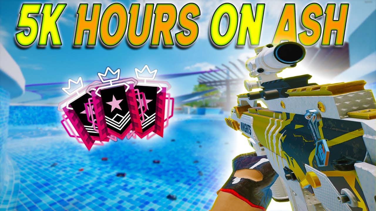 What 5000 hours on Ash looks like in Rainbow Six Siege... - YouTube
