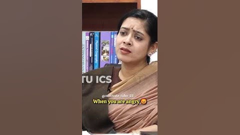 What do you do when you are angry 😡😡 #shorts #interview #upsc #viralshorts #ias @Tathastuics #yt