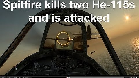 Spitfire kills two He-115s & is attacked - - - by Søren Dalsgaard