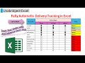 How to track delivery stages in Excel