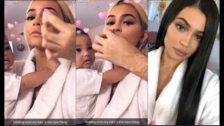 STORMI WEBSTER JENNER likes to pull Kylie Jenner&#39;s hair