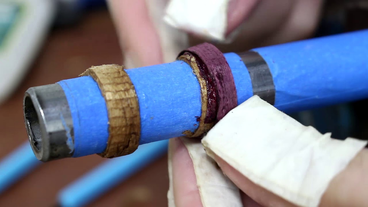 Anéis de madeira usando Pau Brasil, Roxinho, Freijó e Jacarandá Paulista